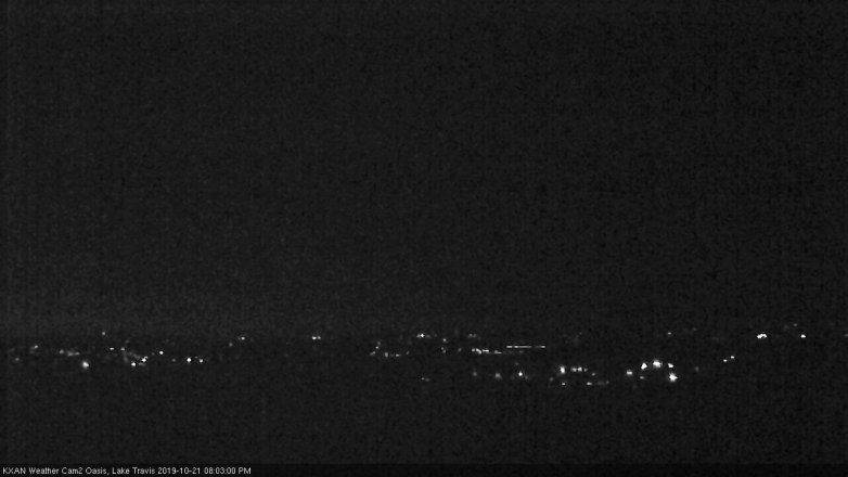Lake Travis webcam, October 21, 2019 7:05 PM CT