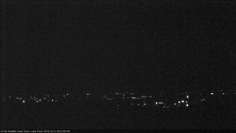Lake Travis webcam, October 21, 2019 7:25 PM CT