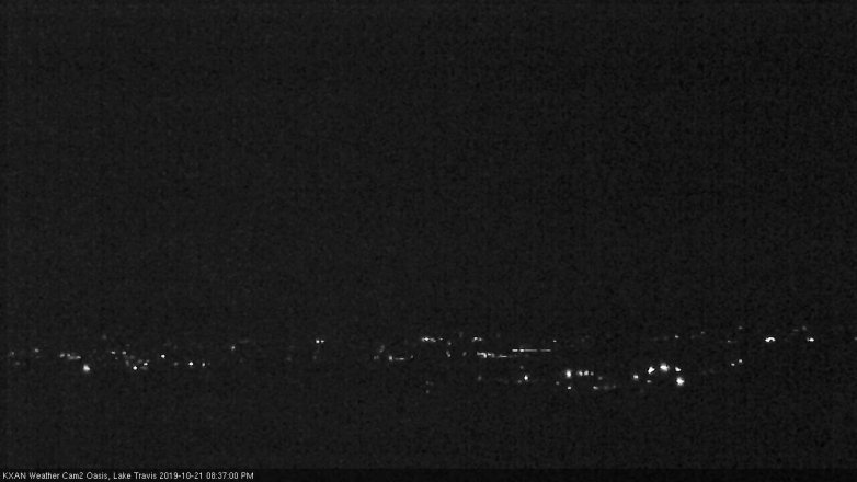 Lake Travis webcam, October 21, 2019 7:40 PM CT