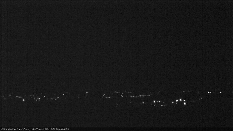 Lake Travis webcam, October 21, 2019 7:45 PM CT