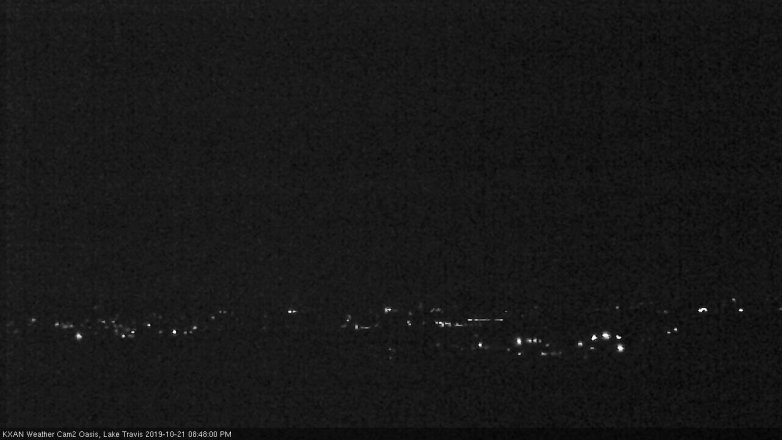 Lake Travis webcam, October 21, 2019 7:50 PM CT