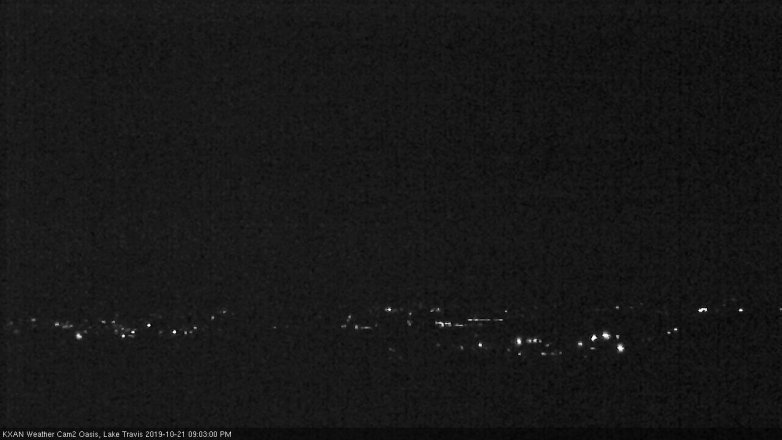 Lake Travis webcam, October 21, 2019 8:05 PM CT