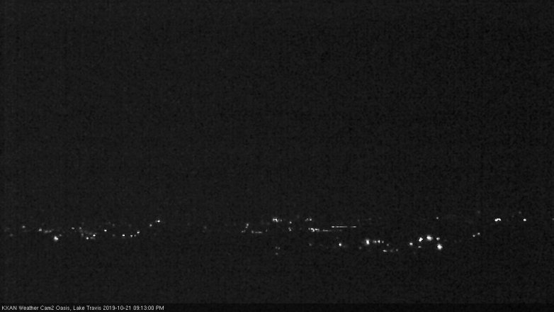 Lake Travis webcam, October 21, 2019 8:15 PM CT