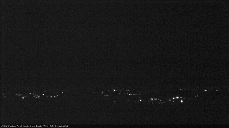 Lake Travis webcam, October 21, 2019 8:20 PM CT