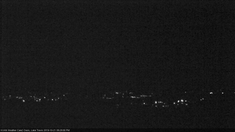Lake Travis webcam, October 21, 2019 8:30 PM CT