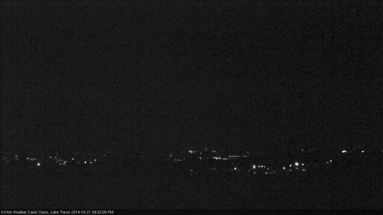 Lake Travis webcam, October 21, 2019 8:35 PM CT