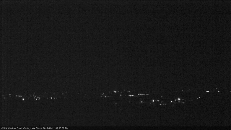 Lake Travis webcam, October 21, 2019 8:40 PM CT