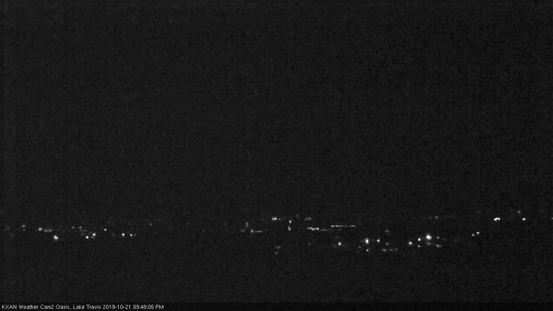 Lake Travis webcam, October 21, 2019 8:50 PM CT