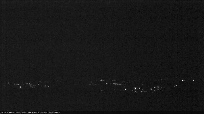 Lake Travis webcam, October 21, 2019 8:55 PM CT