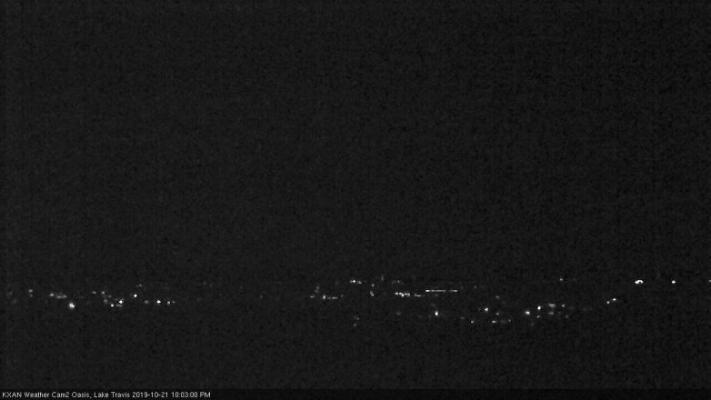 Lake Travis webcam, October 21, 2019 9:05 PM CT