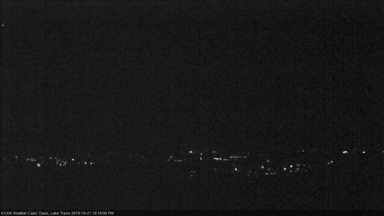 Lake Travis webcam, October 21, 2019 9:20 PM CT