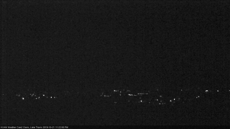 Lake Travis webcam, October 21, 2019 10:25 PM CT