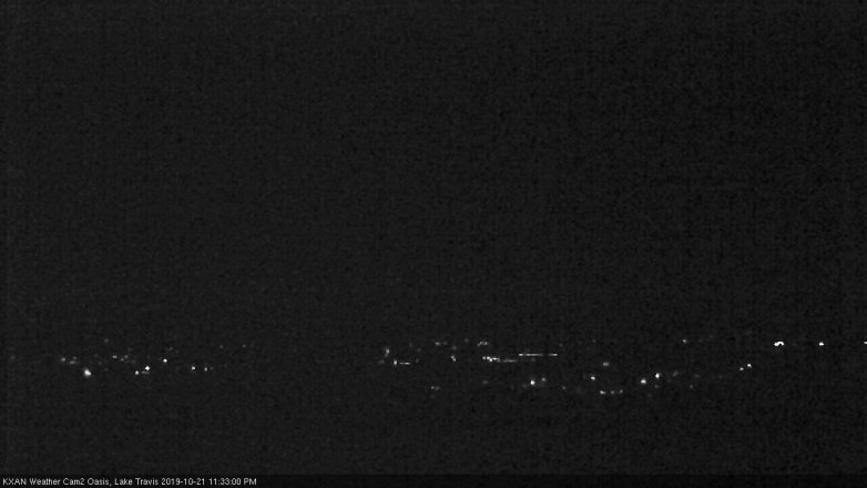 Lake Travis webcam, October 21, 2019 10:35 PM CT