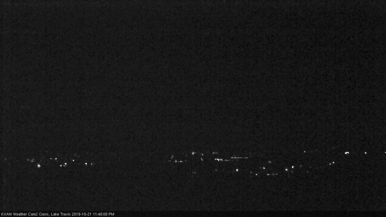Lake Travis webcam, October 21, 2019 10:50 PM CT