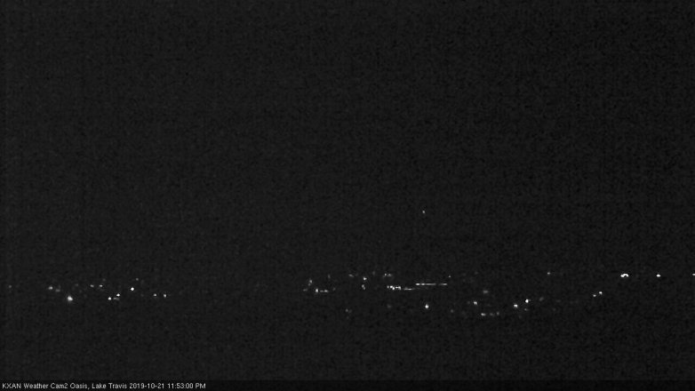 Lake Travis webcam, October 21, 2019 10:55 PM CT