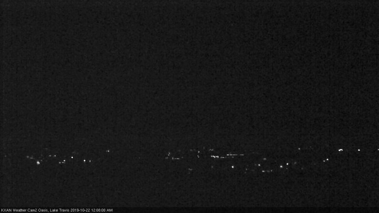 Lake Travis webcam, October 21, 2019 11:10 PM CT