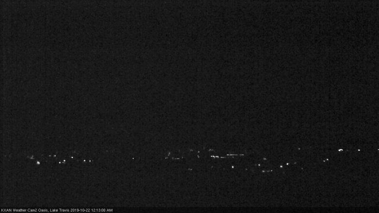 Lake Travis webcam, October 21, 2019 11:15 PM CT