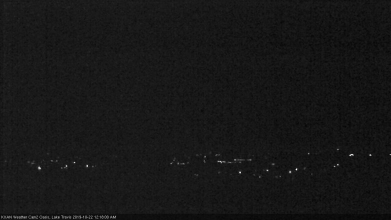 Lake Travis webcam, October 21, 2019 11:20 PM CT