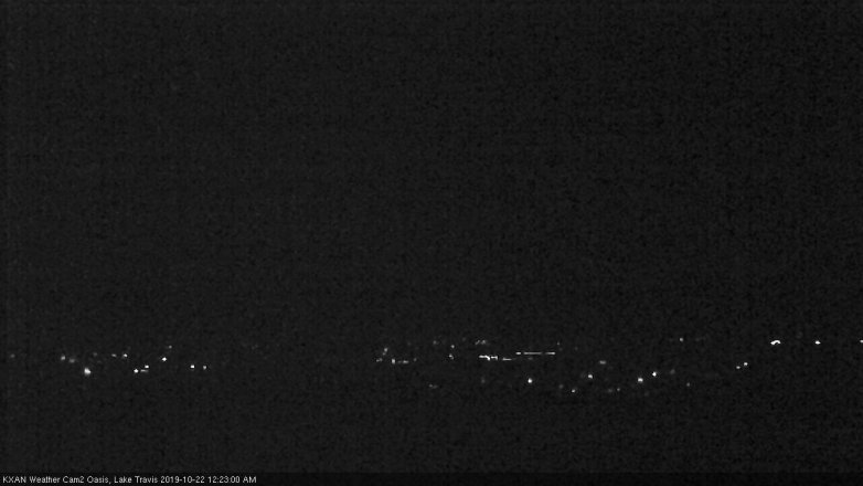 Lake Travis webcam, October 21, 2019 11:25 PM CT