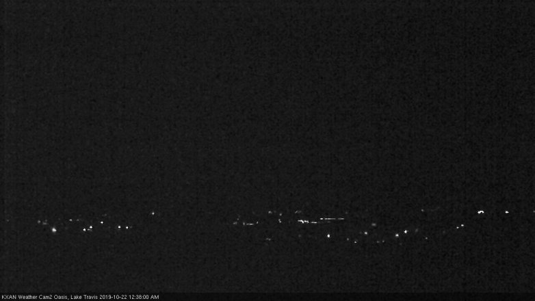 Lake Travis webcam, October 21, 2019 11:40 PM CT