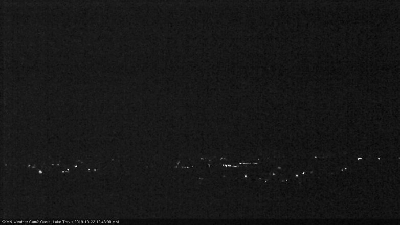 Lake Travis webcam, October 21, 2019 11:45 PM CT