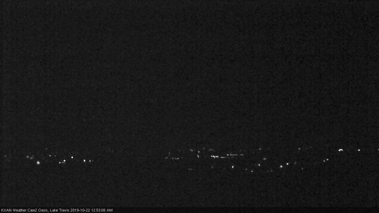 Lake Travis webcam, October 21, 2019 11:55 PM CT