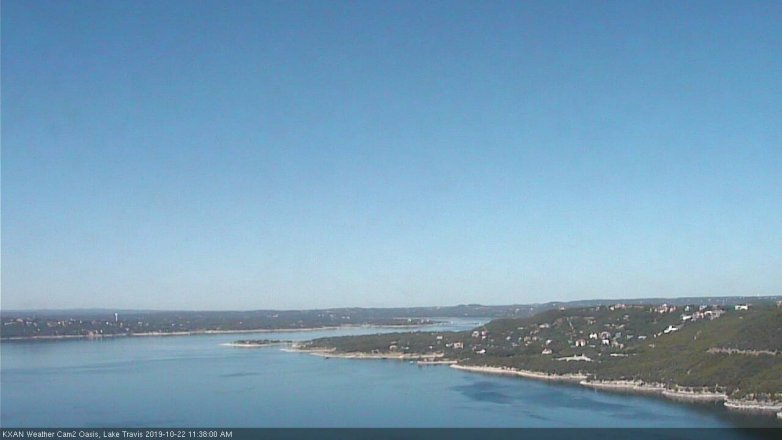 Lake Travis webcam, October 22, 2019 10:40 AM CT