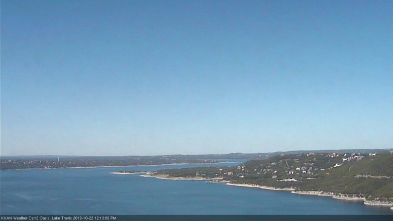 Lake Travis webcam, October 22, 2019 11:15 AM CT