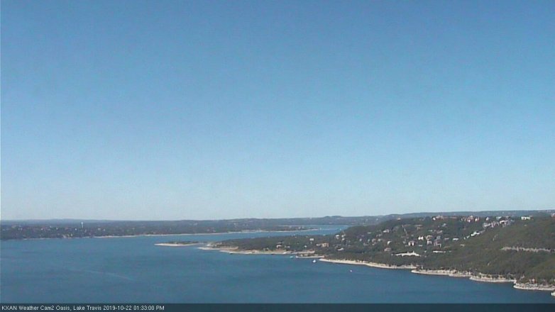 Lake Travis webcam, October 22, 2019 12:35 PM CT
