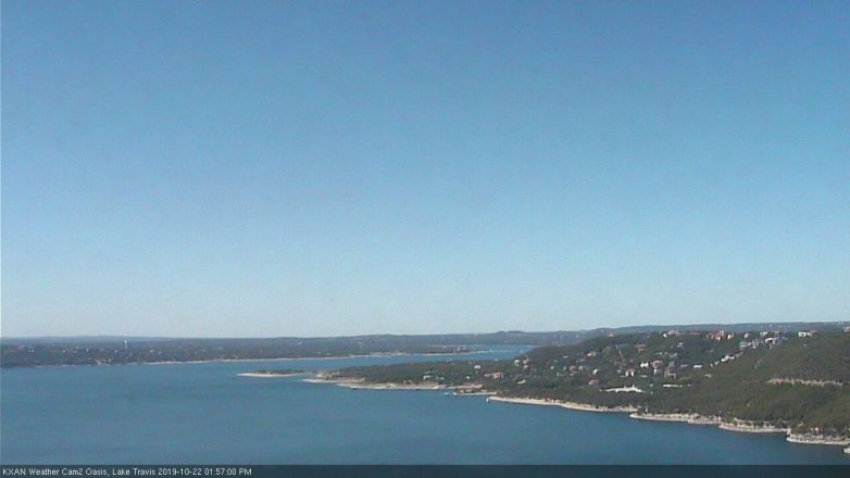 Lake Travis webcam, October 22, 2019 1:00 PM CT