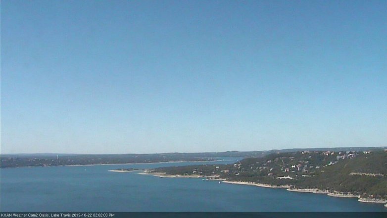 Lake Travis webcam, October 22, 2019 1:05 PM CT