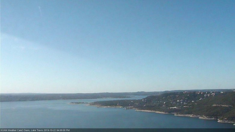 Lake Travis webcam, October 22, 2019 3:10 PM CT