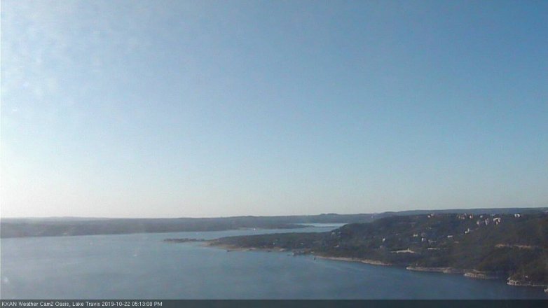 Lake Travis webcam, October 22, 2019 4:15 PM CT