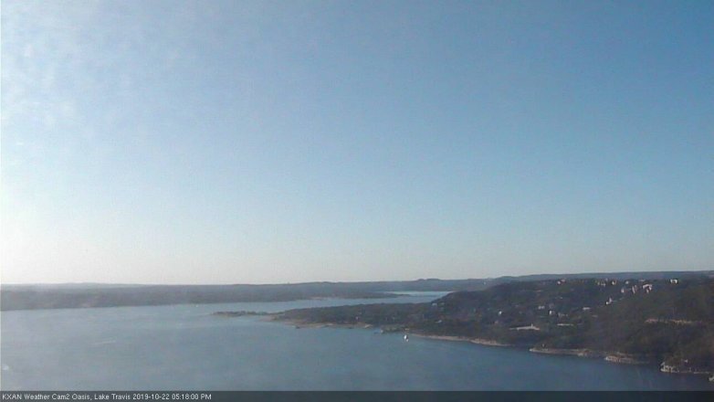 Lake Travis webcam, October 22, 2019 4:20 PM CT