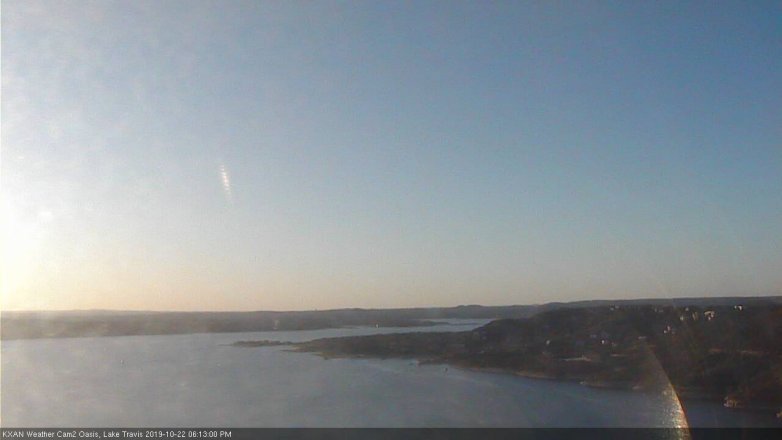 Lake Travis webcam, October 22, 2019 5:15 PM CT