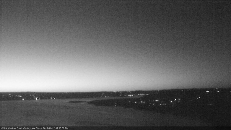 Lake Travis webcam, October 22, 2019 6:40 PM CT