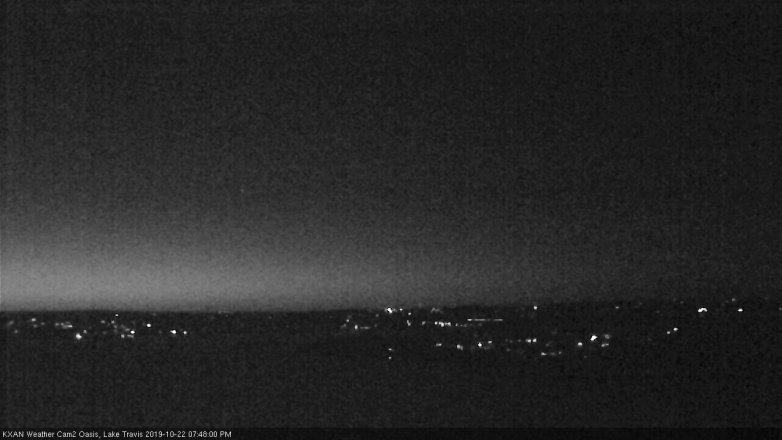Lake Travis webcam, October 22, 2019 6:50 PM CT