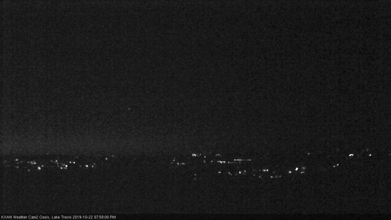 Lake Travis webcam, October 22, 2019 7:00 PM CT