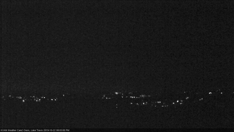 Lake Travis webcam, October 22, 2019 7:05 PM CT