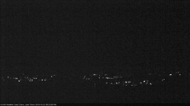 Lake Travis webcam, October 22, 2019 7:25 PM CT