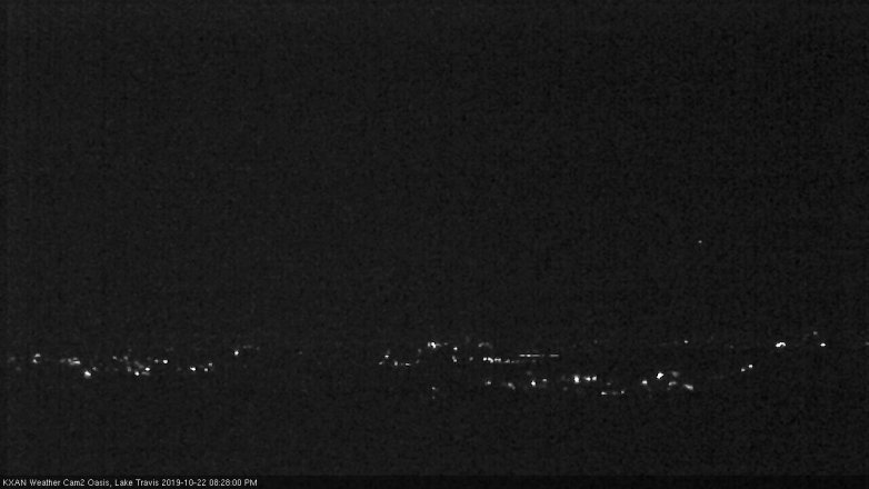 Lake Travis webcam, October 22, 2019 7:30 PM CT