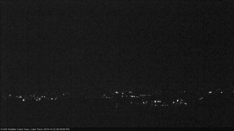 Lake Travis webcam, October 22, 2019 7:40 PM CT