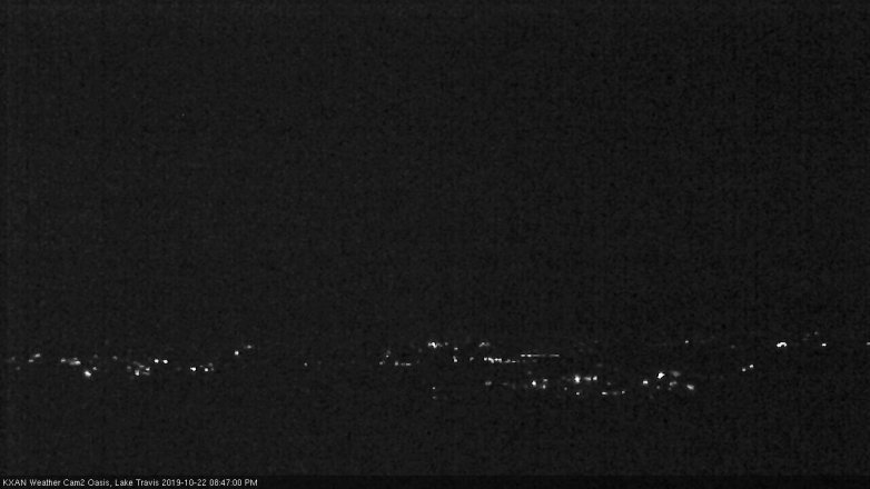 Lake Travis webcam, October 22, 2019 7:50 PM CT