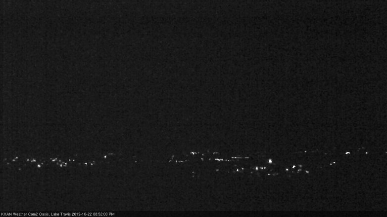 Lake Travis webcam, October 22, 2019 7:55 PM CT