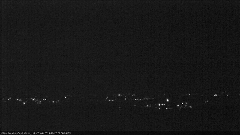 Lake Travis webcam, October 22, 2019 8:00 PM CT