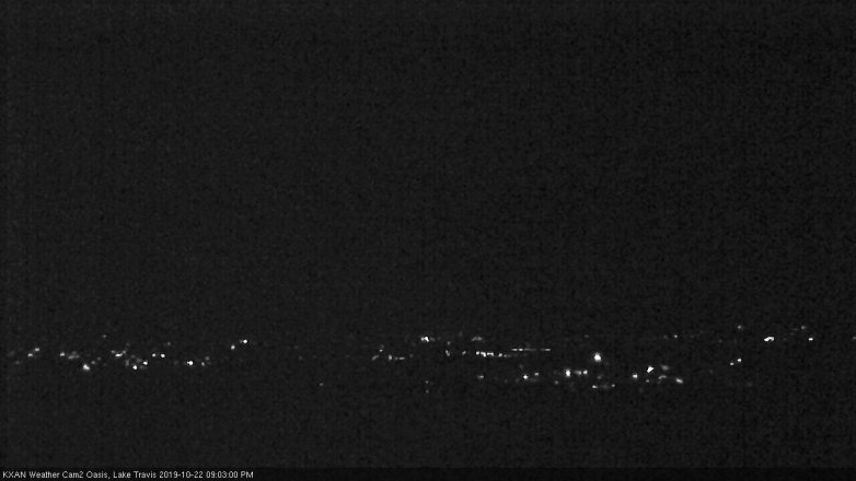 Lake Travis webcam, October 22, 2019 8:05 PM CT