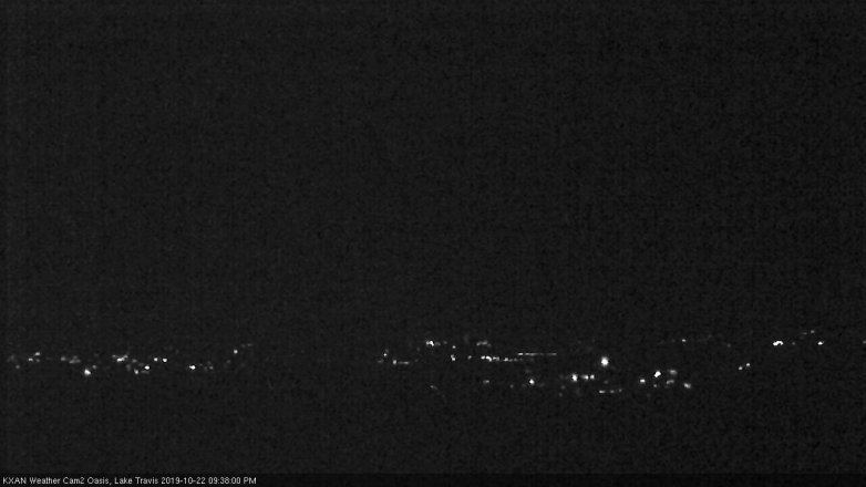 Lake Travis webcam, October 22, 2019 8:40 PM CT