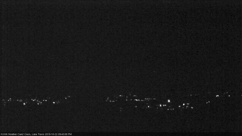 Lake Travis webcam, October 22, 2019 8:45 PM CT