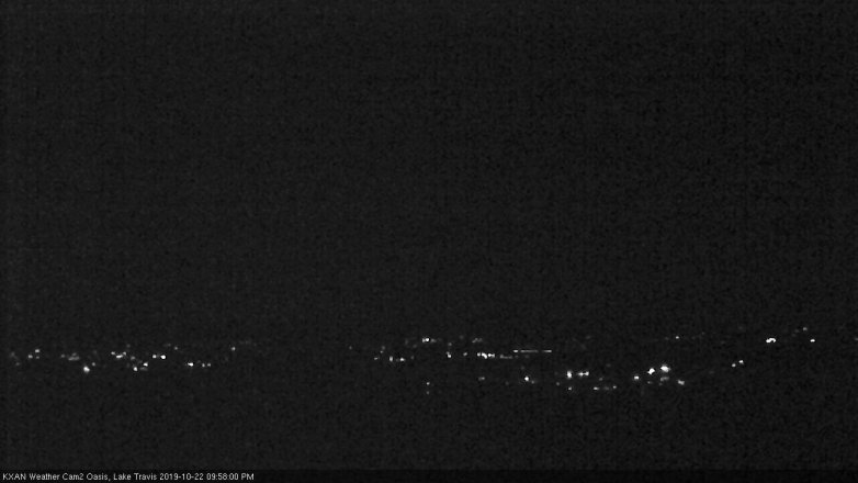 Lake Travis webcam, October 22, 2019 9:00 PM CT