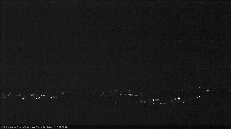 Lake Travis webcam, October 22, 2019 9:05 PM CT